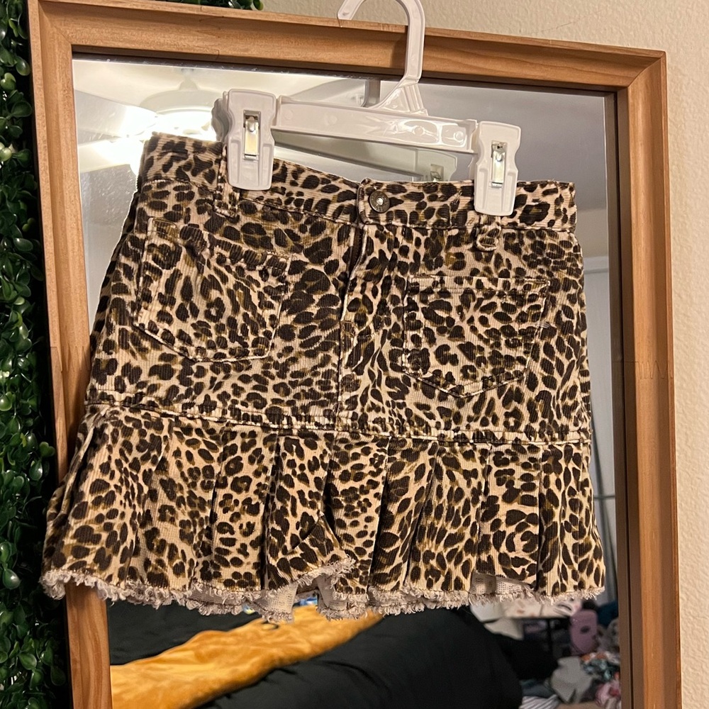 Girls Leopard Skort
